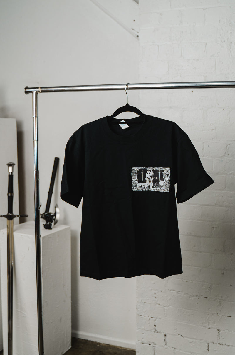 Cemetery slit graphic tee - SINTHREADZ